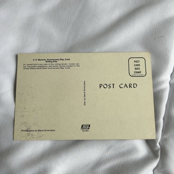 3 Vintage 80s Postcards Guantanamo Bay Cuba United States Naval Base Watergate - Picture 7 of 7